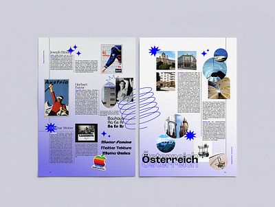 Austria's design & its designers austria design editorial print typography vector