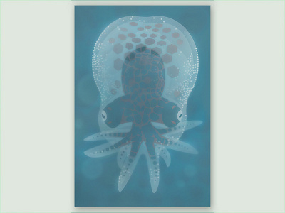 Baby octopus 2d illustration octopus sealife vectors