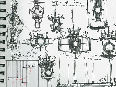 Scribblys character death game robot sketches smg squared studio