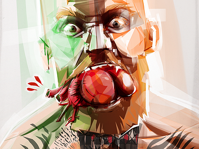 Conor McGregor digital illustration portrait