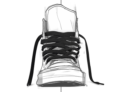 All Star and black illustration photograph shoe white