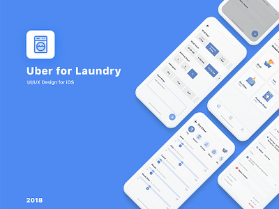 Uber for Laundry android branding carwash designing ios laundry laundry uber mobile app uber ui uidesign uiux user experience ux
