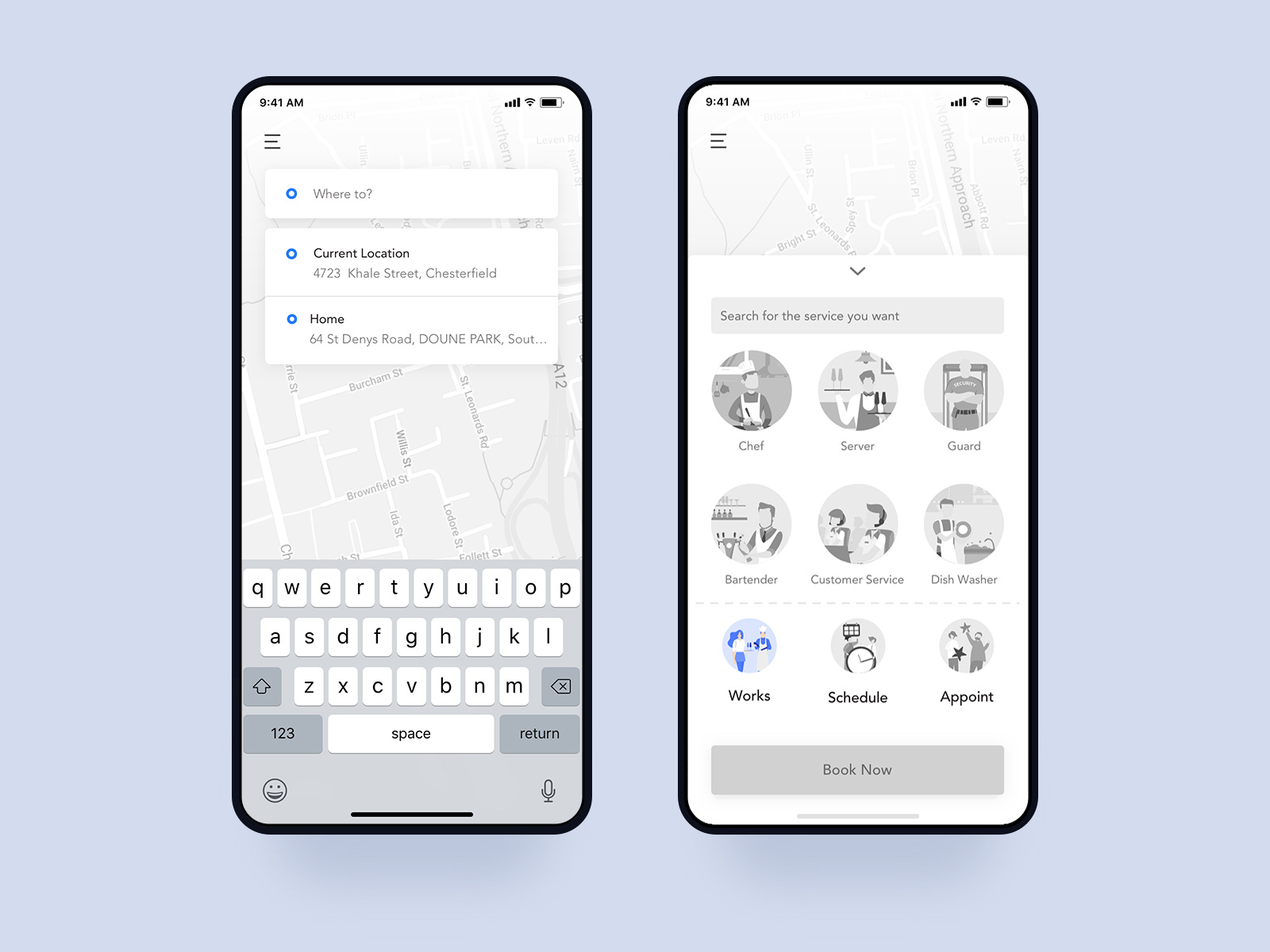 Uber Works  Find On-Demand Staff by Mahima Mahajan on Dribbble