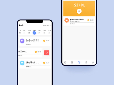 Task Manager UI Concept app concept gradient interface interface design ios task task app task list task manager to do list ui ui ux design ux