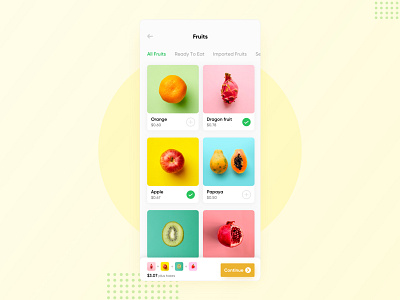 Fruits App Concept