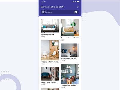 Buy and sell used stuff - Micro Interaction animation app augmented reality craigslist design flat furniture interaction interface ios iphone letgo minimal mobile olx pinterest quikr ui user experience ux