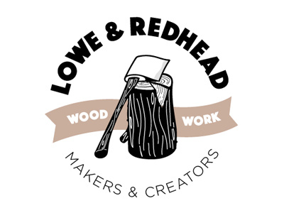 Lowe & Redhead Woodwork illustration logo