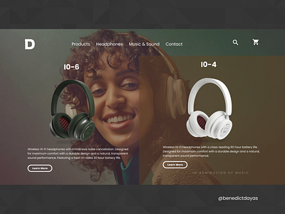 DELI's HEADPHONE page (A Redesign)