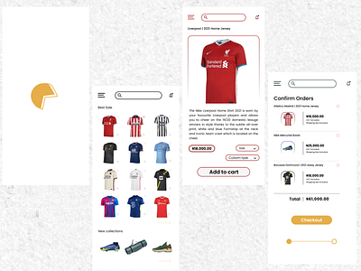 CakeJerseys App cakejerseys design jerseystore nigeriadesigner ui