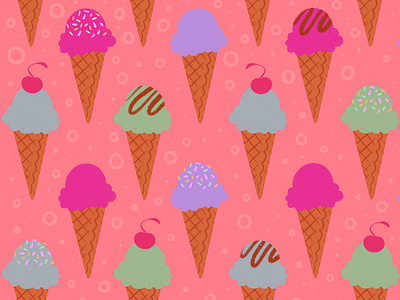 Food Pattern - Ice Cream