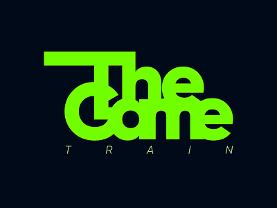 The Game Train Logo font game green logo logo type the game
