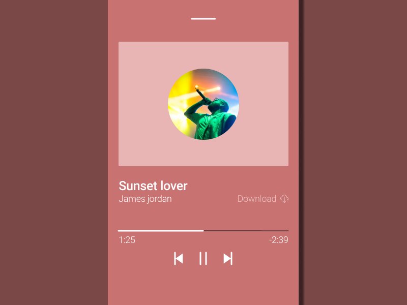 Song app Screen by Karim Mohamed on Dribbble