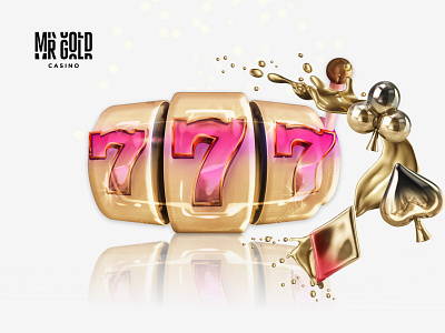 Mr Gold Slot brand identity branding casino design gaming gold slot