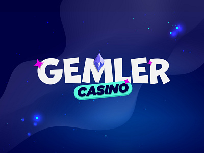 Casino Logo brand identity branding casino color design fun gaming gem gems illustration jewel logo ui vector