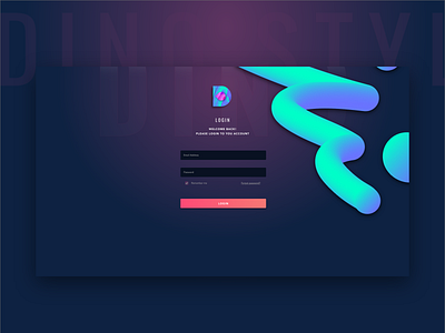 Login Page by Lucy Harley on Dribbble