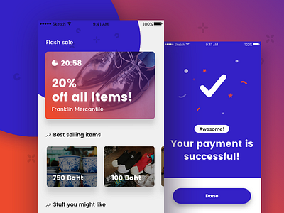 Flash Sale Payment by chien on Dribbble