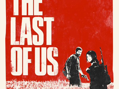 The Last Of Us art design etsy fan games gaming minimal poster print ps3 sony video