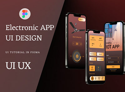 Electronic App electonic app design log in secreen ui log in sign up screens mobile app design social media app ui design uiux design ux design