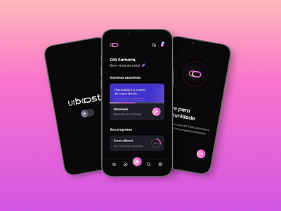 UIboost Mobile App - Design