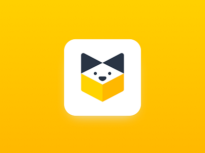 Petme cat dog icon ios logo pet yellow