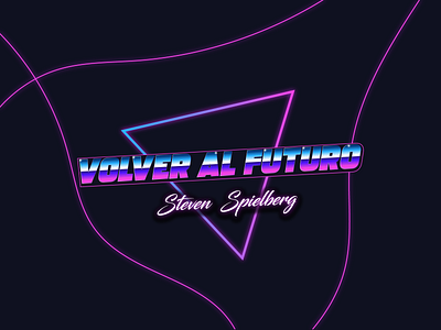 Volver al futuro - Back to the future design graphic design illustration typography vector
