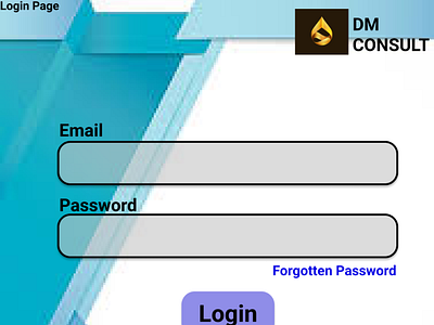 Login page