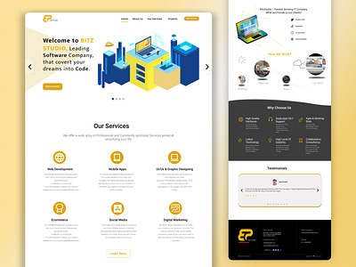 Landing Page 3d animation app branding design graphic design icon illustration logo motion graphics typography ui ux vector