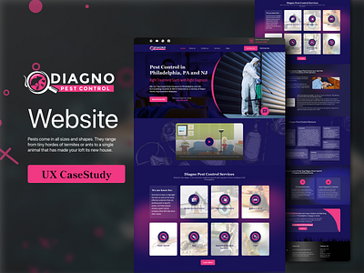 Diagno Pest Control WEB UX Casestudy