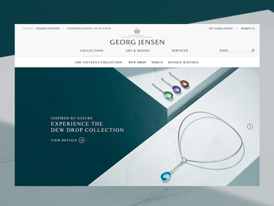 Georg Jensen — Vivianna big images campaign danish design gallery georg jensen jewellery