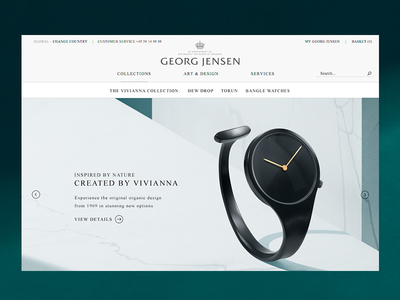 Georg Jensen — Vivianna big images campaign danish design gallery georg jensen jewellery product