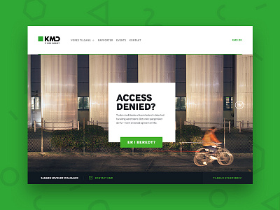 KMD — Access Denied big header big image footer fullscreen gallery