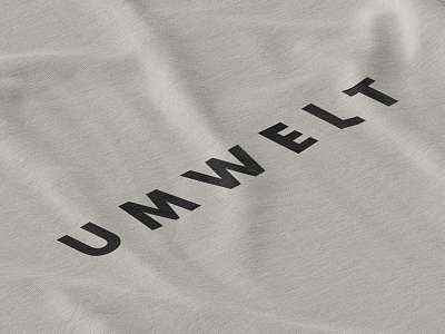 Umwelt logo clothing logo presentation