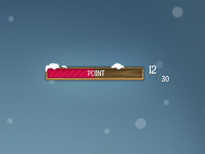 Point System christmas points progress snow