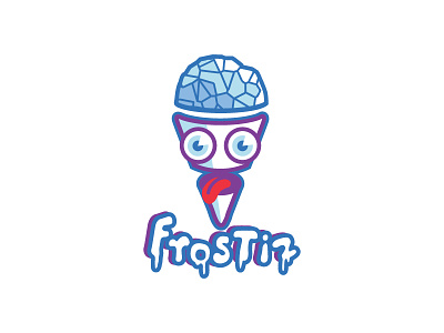FrosTiz logo cute frostiz froze ice cone josuecp logo