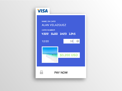 Day 004 - Credit Card Payment credit card credit card payment day 004 josuecp minimalist paul flavius payment ui challenge elements
