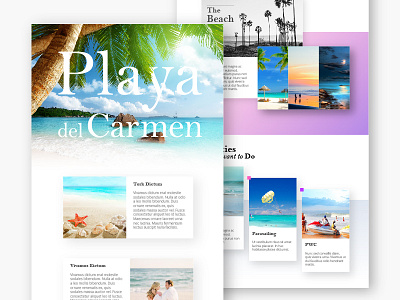 Magazine Pages beach clean style josh0990 josuecp magazine minimalist pages playa del carmen website