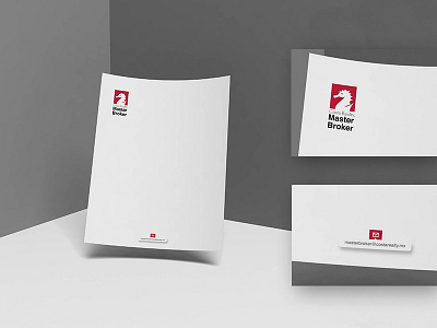 Master Broker - Letterhead app clean style costal realty design josh0990 josuecp letterhead master broker ui ux vector