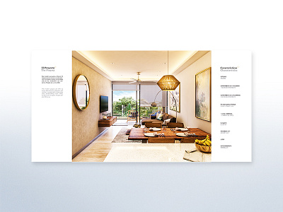 Menesse - Luxury brochure / 2 Pages