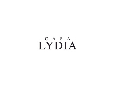 CASA LYDIA Logo casa lydya inmobiliaria josh0990 logotipo real estate typography typography logo