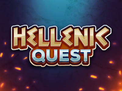 Hellenic Quest - UI design game design greek ui ux