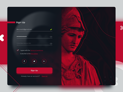 DailyUI #001 - Sign Up