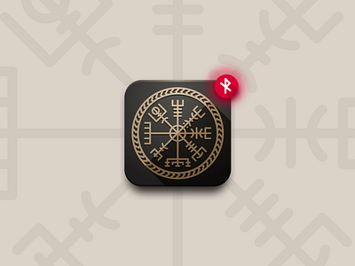 DailyUI #005 - App Icon app dailyui design icon norse rune ui vegvisir