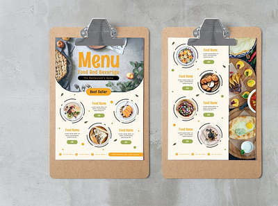 FOOD MANU DESIGN banner flyer design food manu graphic design social media post