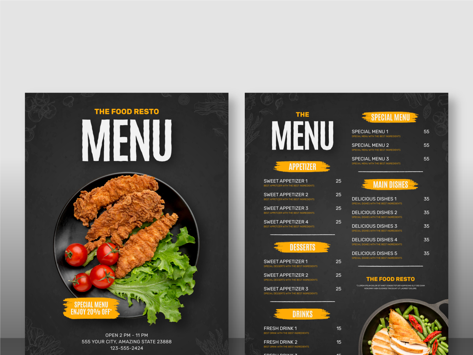 FOOD MANU by Tanzila tanju on Dribbble