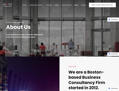 Business Consultancy Firm website design graphic design landing page design website design wordpress