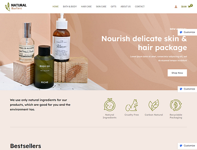 Beauty Products Store website design astra pro elementor elementor pro landing page responsive wordpress website design wordpress wordpress plugins wordpress theme