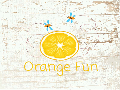 Orange Fun food fun.pcd illustrator logo orange real sweet vector yummy