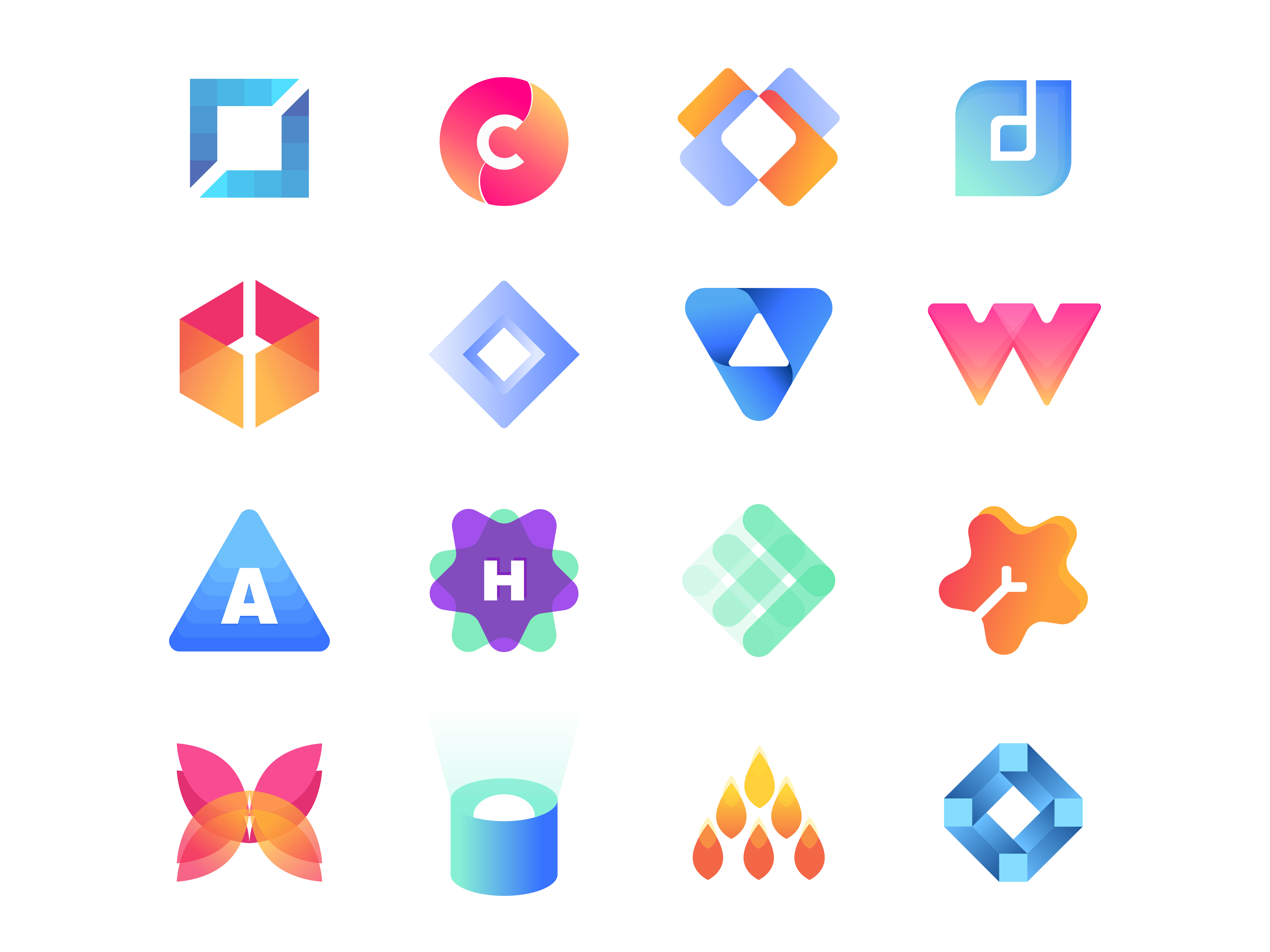 Logo Collection by Ksenija Belokopytova on Dribbble