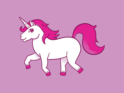 Unicorn #1 design grain horse my little pony pink texture unicorn vector
