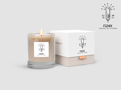 Design the packaging for a modern candle brand